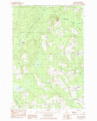 Mud Lake Maine Historical topographic map, 1:24000 scale, 7.5 X 7.5 Minute, Year 1985
