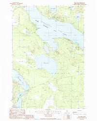 Mud Pond Maine Historical topographic map, 1:24000 scale, 7.5 X 7.5 Minute, Year 1988