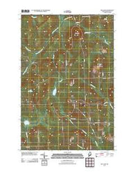 Mud Lake Maine Historical topographic map, 1:24000 scale, 7.5 X 7.5 Minute, Year 2011