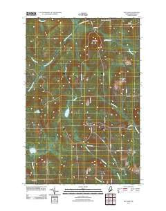 Mud Lake Maine Historical topographic map, 1:24000 scale, 7.5 X 7.5 Minute, Year 2011