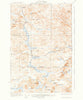 Musquacook Lakes Maine Historical topographic map, 1:62500 scale, 15 X 15 Minute, Year 1935