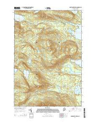 Nahmakanta Stream Maine Current topographic map, 1:24000 scale, 7.5 X 7.5 Minute, Year 2014
