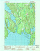 Naples Maine Historical topographic map, 1:24000 scale, 7.5 X 7.5 Minute, Year 1983