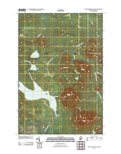 Nesowadnehunk Lake Maine Historical topographic map, 1:24000 scale, 7.5 X 7.5 Minute, Year 2011
