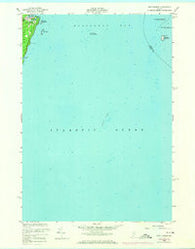 New Harbor Maine Historical topographic map, 1:24000 scale, 7.5 X 7.5 Minute, Year 1955