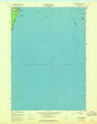 New Harbor Maine Historical topographic map, 1:24000 scale, 7.5 X 7.5 Minute, Year 1955