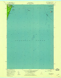 New Harbor Maine Historical topographic map, 1:24000 scale, 7.5 X 7.5 Minute, Year 1955