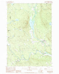 New Portland Maine Historical topographic map, 1:24000 scale, 7.5 X 7.5 Minute, Year 1989