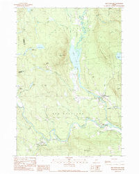 New Portland Maine Historical topographic map, 1:24000 scale, 7.5 X 7.5 Minute, Year 1989