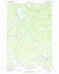 New Sharon Maine Historical topographic map, 1:24000 scale, 7.5 X 7.5 Minute, Year 1968