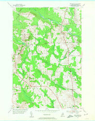 New Sweden Maine Historical topographic map, 1:24000 scale, 7.5 X 7.5 Minute, Year 1953