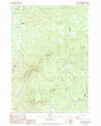 New Vineyard Maine Historical topographic map, 1:24000 scale, 7.5 X 7.5 Minute, Year 1989