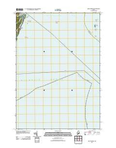 New Harbor Maine Historical topographic map, 1:24000 scale, 7.5 X 7.5 Minute, Year 2011