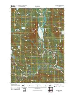 New Portland Maine Historical topographic map, 1:24000 scale, 7.5 X 7.5 Minute, Year 2011
