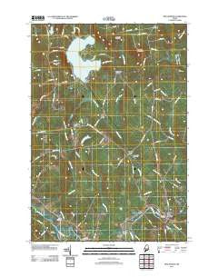 New Sharon Maine Historical topographic map, 1:24000 scale, 7.5 X 7.5 Minute, Year 2011