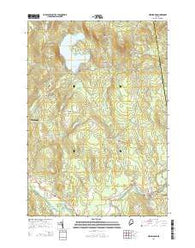 New Sharon Maine Current topographic map, 1:24000 scale, 7.5 X 7.5 Minute, Year 2014