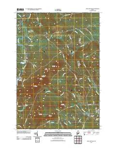 New Vineyard Maine Historical topographic map, 1:24000 scale, 7.5 X 7.5 Minute, Year 2011