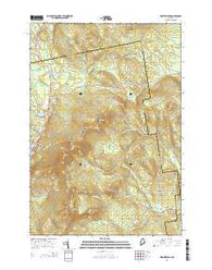New Vineyard Maine Current topographic map, 1:24000 scale, 7.5 X 7.5 Minute, Year 2014