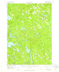 Newfield Maine Historical topographic map, 1:62500 scale, 15 X 15 Minute, Year 1958