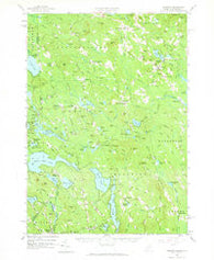Newfield Maine Historical topographic map, 1:62500 scale, 15 X 15 Minute, Year 1958