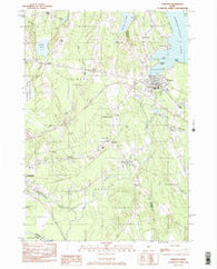 Newport Maine Historical topographic map, 1:24000 scale, 7.5 X 7.5 Minute, Year 1982