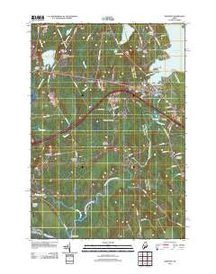 Newport Maine Historical topographic map, 1:24000 scale, 7.5 X 7.5 Minute, Year 2011