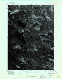 Nicatous Lake NW Maine Historical topographic map, 1:24000 scale, 7.5 X 7.5 Minute, Year 1975