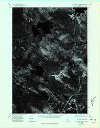 Nicatous Lake SE Maine Historical topographic map, 1:24000 scale, 7.5 X 7.5 Minute, Year 1975