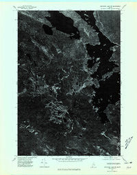 Nicatous Lake SW Maine Historical topographic map, 1:24000 scale, 7.5 X 7.5 Minute, Year 1975