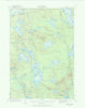 Nicatous Lake Maine Historical topographic map, 1:62500 scale, 15 X 15 Minute, Year 1932