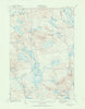 Nicatous Lake Maine Historical topographic map, 1:62500 scale, 15 X 15 Minute, Year 1932