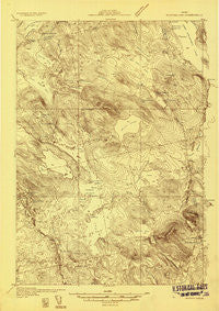 Nicatous Lake Maine Historical topographic map, 1:48000 scale, 15 X 15 Minute, Year 1932