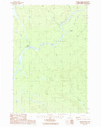 Ninemile Bridge Maine Historical topographic map, 1:24000 scale, 7.5 X 7.5 Minute, Year 1986