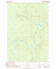 Ninemile Deadwater Maine Historical topographic map, 1:24000 scale, 7.5 X 7.5 Minute, Year 1986