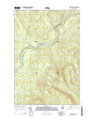 Ninemile Bridge Maine Current topographic map, 1:24000 scale, 7.5 X 7.5 Minute, Year 2014