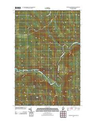 Ninemile Deadwater Maine Historical topographic map, 1:24000 scale, 7.5 X 7.5 Minute, Year 2011
