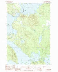 Norcross Maine Historical topographic map, 1:24000 scale, 7.5 X 7.5 Minute, Year 1988
