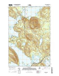 Norcross Maine Current topographic map, 1:24000 scale, 7.5 X 7.5 Minute, Year 2014