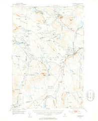 Norcross Maine Historical topographic map, 1:62500 scale, 15 X 15 Minute, Year 1951