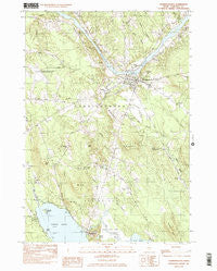 Norridgewock Maine Historical topographic map, 1:24000 scale, 7.5 X 7.5 Minute, Year 1982