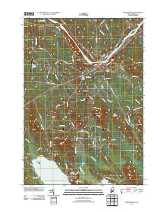 Norridgewock Maine Historical topographic map, 1:24000 scale, 7.5 X 7.5 Minute, Year 2011
