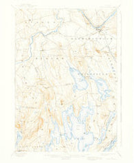 Norridgewock Maine Historical topographic map, 1:62500 scale, 15 X 15 Minute, Year 1898