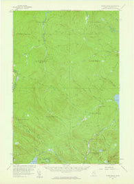 Norris Brook Maine Historical topographic map, 1:62500 scale, 15 X 15 Minute, Year 1957
