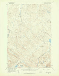 Norris Brook Maine Historical topographic map, 1:62500 scale, 15 X 15 Minute, Year 1957