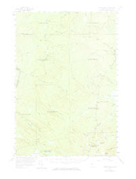 Norris Brook Maine Historical topographic map, 1:62500 scale, 15 X 15 Minute, Year 1957