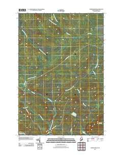 Norris Brook Maine Historical topographic map, 1:24000 scale, 7.5 X 7.5 Minute, Year 2011
