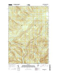 Norris Brook Maine Current topographic map, 1:24000 scale, 7.5 X 7.5 Minute, Year 2014
