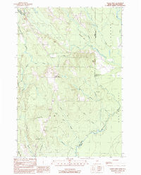 North Amity Maine Historical topographic map, 1:24000 scale, 7.5 X 7.5 Minute, Year 1989