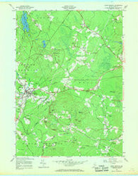 North Berwick Maine Historical topographic map, 1:24000 scale, 7.5 X 7.5 Minute, Year 1956
