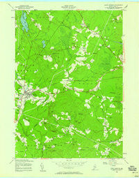 North Berwick Maine Historical topographic map, 1:24000 scale, 7.5 X 7.5 Minute, Year 1956